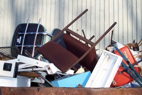 Community members engaging in a sustainable furniture disposal initiative in Woolwich