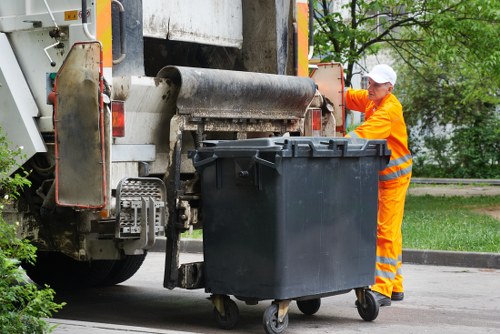 Futuristic waste management center in Woolwich